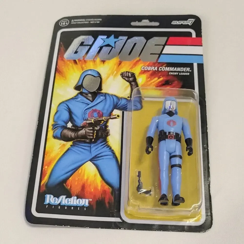 Super7 Cobra Commander ReAction Figures G.I. Joe 3.75